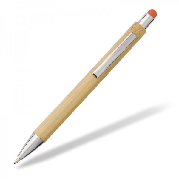 bambuskugelschreiber-touch-pen-xinore-orange