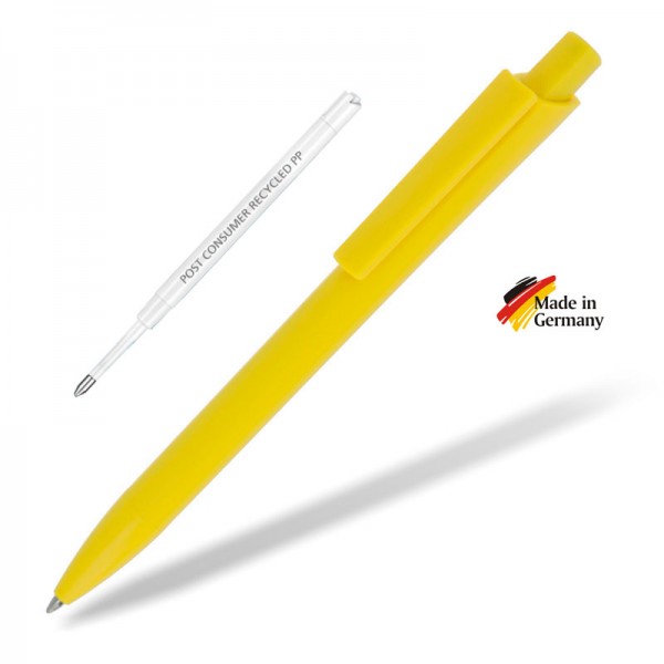 kugelschreiber-level-recycled-ritter-pen-gelb